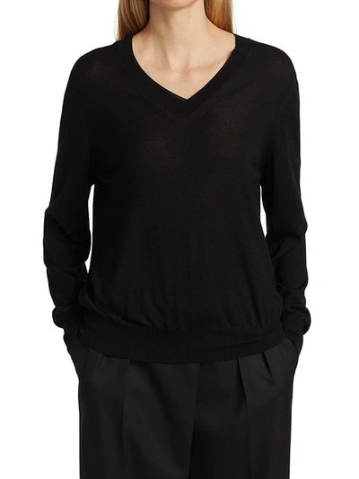 Shop The Row Women's Stockwell Cashmere Sweater In Black