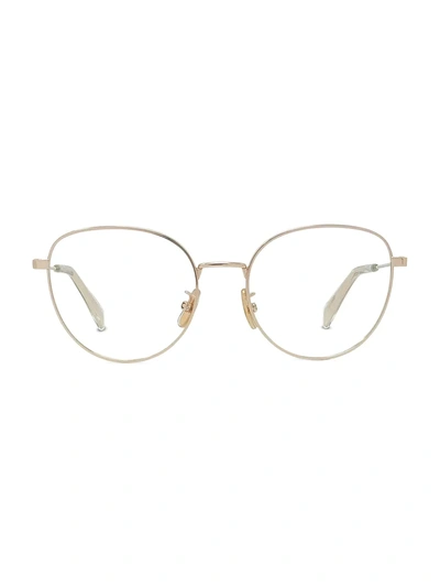 Shop Celine Women's 53mm Round Eyeglasses In Shiny Rose Gold