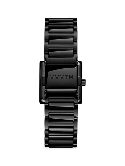 Shop Mvmt Men's Frost Black Ice Stainless Steel Bracelet Watch