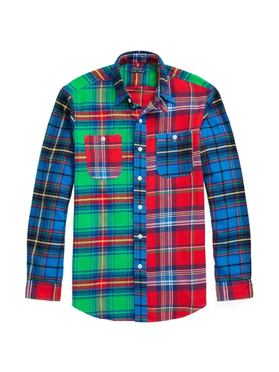 Shop Polo Ralph Lauren Classic-fit Plaid Shirt In Multi Funshirt