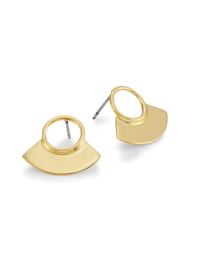 Shop Soko Core Petite Paddle Stud Earrings In Gold