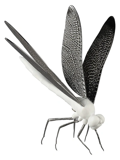 Shop Lladrò Awesome Insects Dragon Fly Figurine In White