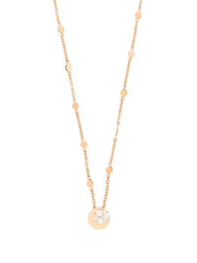 Shop Pasquale Bruni 18kt Rose Gold Luce Diamond Necklace In Rosa