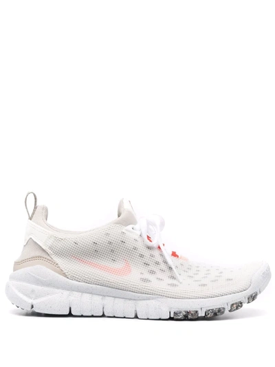 Shop Nike Free Run Trail Crater Sneakers In Nude