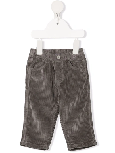 Il Gufo Corduroy Slim-cut Trousers In Grey