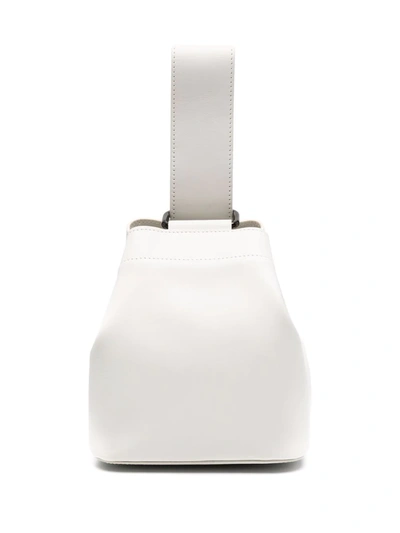 Shop Studio Nicholson Nano Leather Mini Bag In White