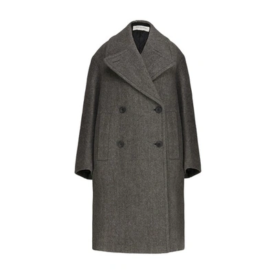 Shop Dries Van Noten Ramson Coat In Grey