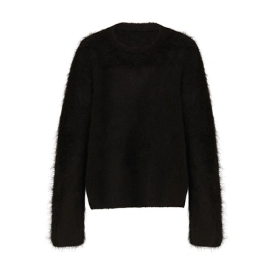 Shop Totême Alpaca Sweater In Black