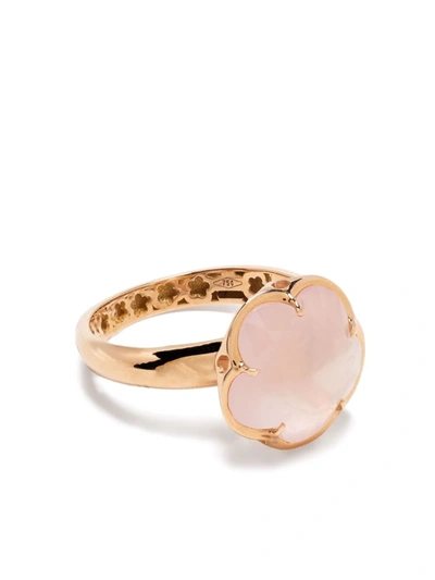 Shop Pasquale Bruni 18kt Rose Gold Bon Ton Quartz Ring In 粉色