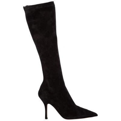 Shop Paris Texas Mama Boot Knee High Boots In Nero