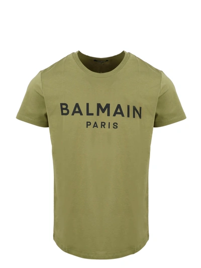 Shop Balmain Printed T-shirt