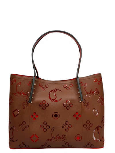 Shop Christian Louboutin Cabarock Small Bag In Brown