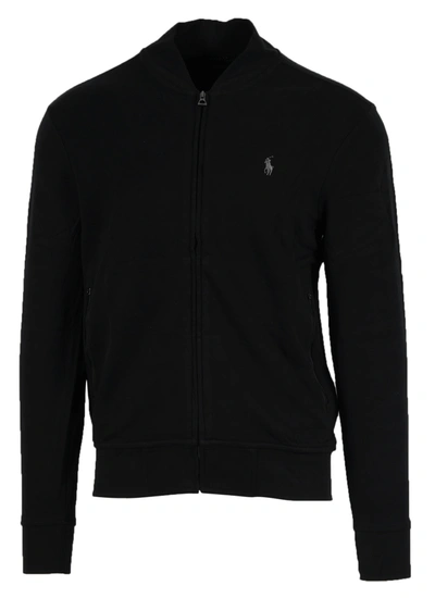 Shop Polo Ralph Lauren Long Sleeve Knit Cardigan In Black