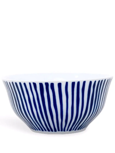 Shop Sargadelos Ladeira Porcelain Bowl (set Of 6) In Blau