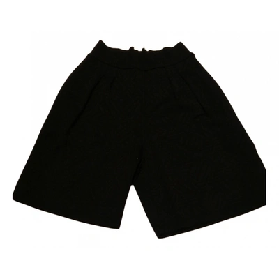 Pre-owned Alaïa Wool Shorts In Black