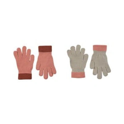 Shop Molo 2-pack Maple Kello Gloves In Red