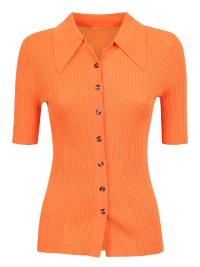 Shop Dodo Bar Or Viscose Blend Sweater In Orange