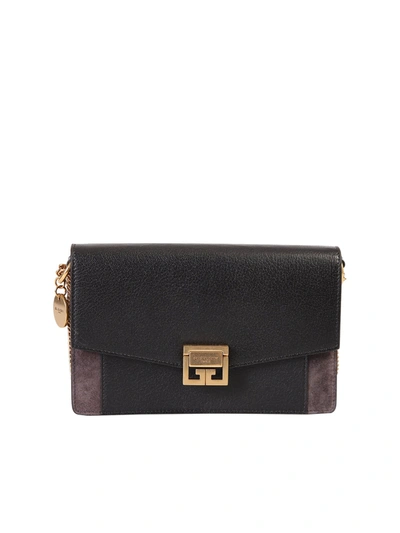 Shop Givenchy Gv3 Mini Leather Bag In Black