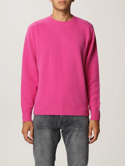 Shop Mauro Grifoni Sweater Sweater Men Grifoni In Fuchsia