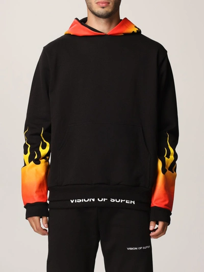 Shop Vision Of Super Sweatshirt Sweatshirt Men  In Black