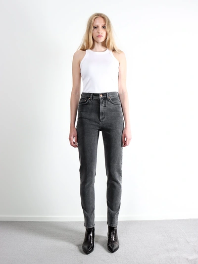Shop Amendi Karolina Skinny Jeans In Washed Dark Grey
