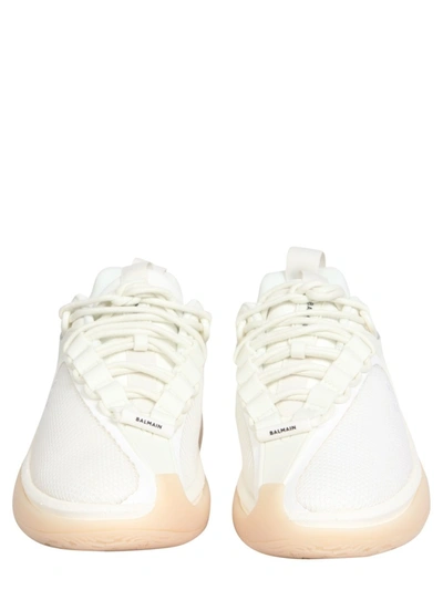 Shop Balmain B Runner Sneakers In White