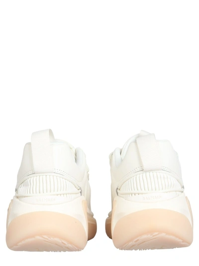 Shop Balmain B Runner Sneakers In White