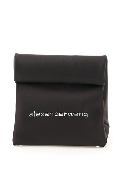 Shop Alexander Wang Crystal In Black