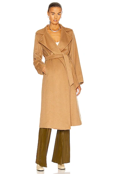 Shop Max Mara Manuel Coat In Camel