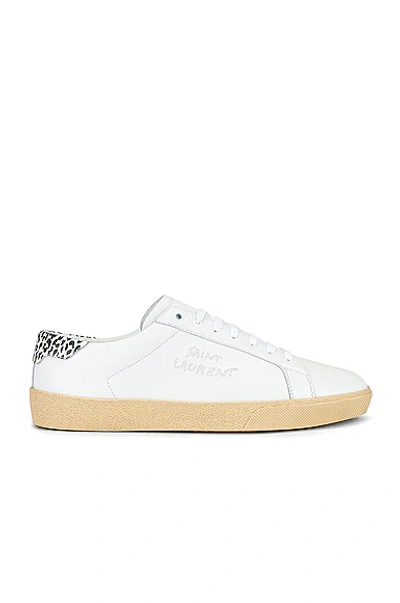 Shop Saint Laurent Signa Low Top Sneaker In Blanc