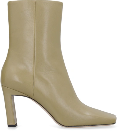 Shop Wandler Isa Ankle Boots In Green