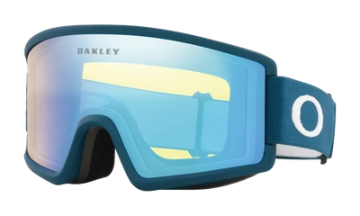 Shop Oakley Target Line M Snow Goggles In Poseidon