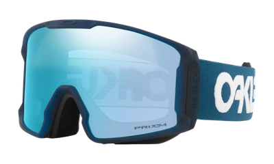 Shop Oakley Line Miner™ L Snow Goggles In Poseidon