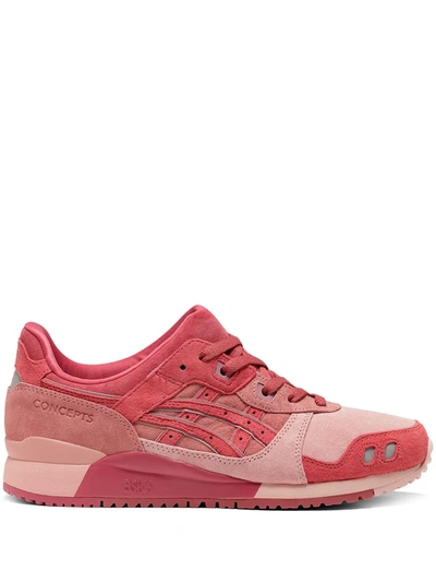 Shop Asics X Concepts Gel-lyte Iii Low-top Sneakers In Pink