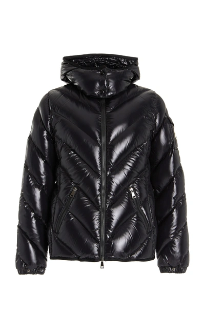 Shop Moncler Women's Brouel Down Hooded Puffer Jacket In Black