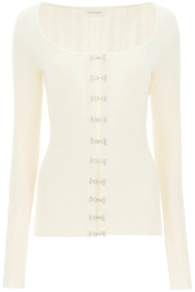 Shop Sportmax Ravello Cardigan In White