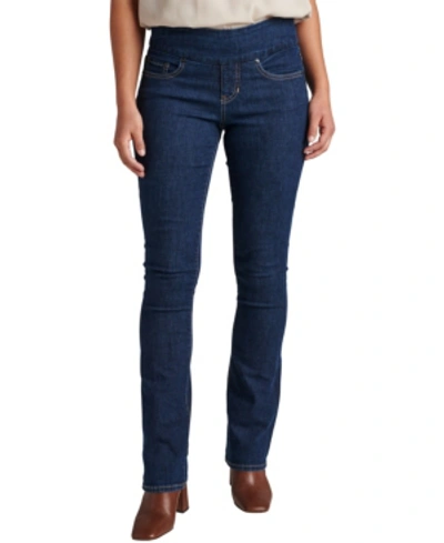 Shop Jag Jeans Women's Paley Mid Rise Boot Cut Pull-on Jeans In Ink