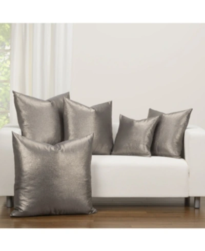 Shop F. Scott Fitzgerald F Scott Fitzgerald Rendezvous Decorative Pillow, 26" X 26" In Dark Grey