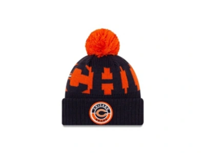 Shop New Era Kids Chicago Bears 2020 Sport Knit In Orange/navy