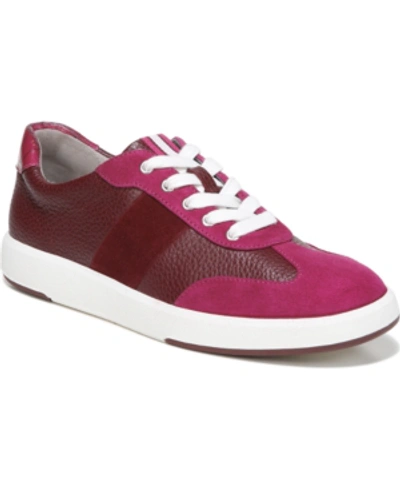 Shop Naturalizer Evin-lace Sneakers Women's Shoes In Plum Berry Leather/suede