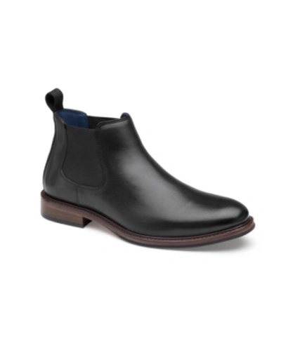 Shop Johnston & Murphy Men's Xc Flex Raleigh Chelsea Boots Men's Shoes In Black