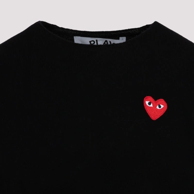 Shop Comme Des Garçons Play Men`s Sweat Sweatshirt In Black