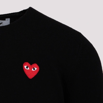 Shop Comme Des Garçons Play Men`s Sweat Sweatshirt In Black