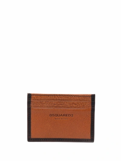 Shop Dsquared2 Logo-print Cardholder In Black