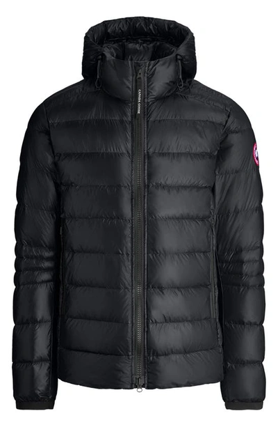 Shop Canada Goose Crofton Water Resistant Packable Quilted 750-fill-power Down Jacket In Black - Noir