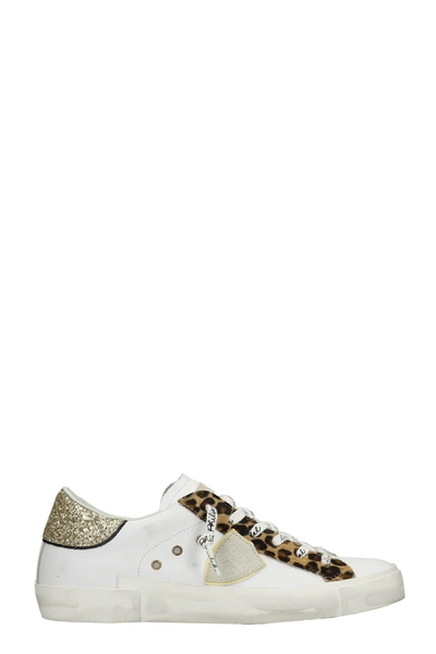 Shop Philippe Model Sneakers In White Leather