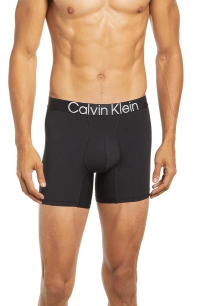 Shop Calvin Klein Boxer Briefs In Ub1 Black
