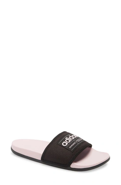 Shop Adidas Originals Adilette Comfort Sport Slide In Core Black/ Clear Pink