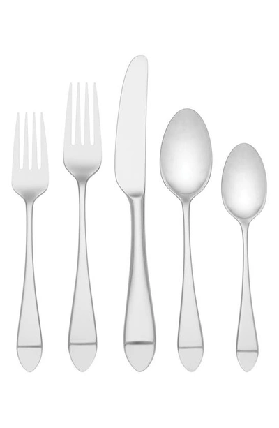 Kate Spade Charlotte Street 5-piece Flatware Set In Stainless Steel