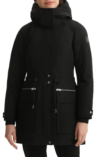Shop Woolrich Chena Wind & Water Resistant Down Parka In Black